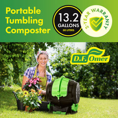 Garden Composter Bin Made from Recycled Plastic – 110 Gallons (420Lite – DF  Omer Catalog